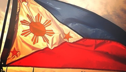 Philippine Flag Waving